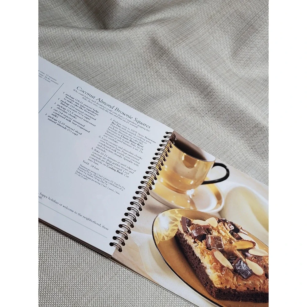 Pampered Chef Celebrate Family Friends & Great Food Spiral Cookbook 2001